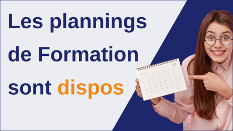 Les plannings de formations aléo sont disponibles