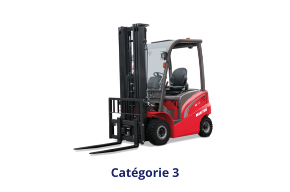 Chariot élévateur catégorie 3 de la R489